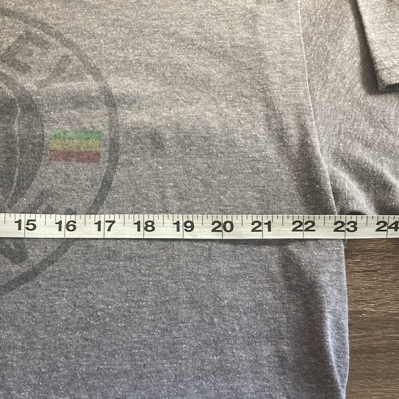 Pre Owned Zion Rootswear Bob Marley Face Unisex Gray XXL - Picture 5 of 7